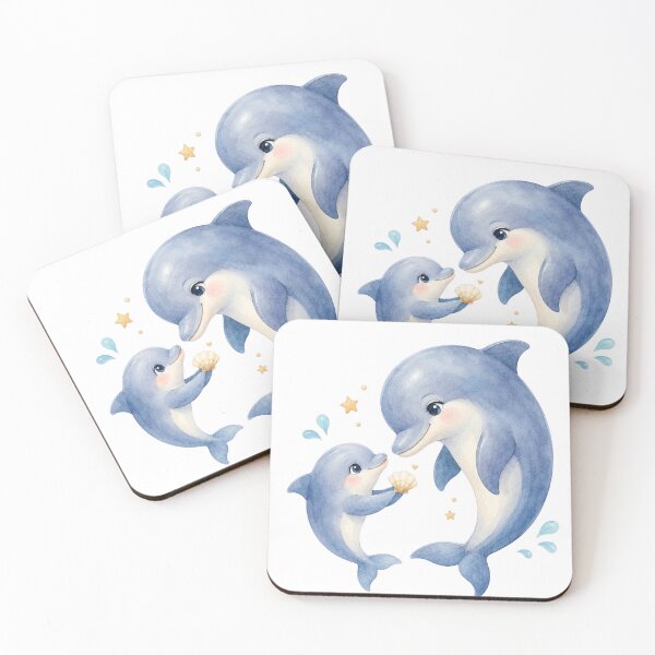 Item preview, Cute Mother Dolphin Baby Gift designed and sold by Passionread.
