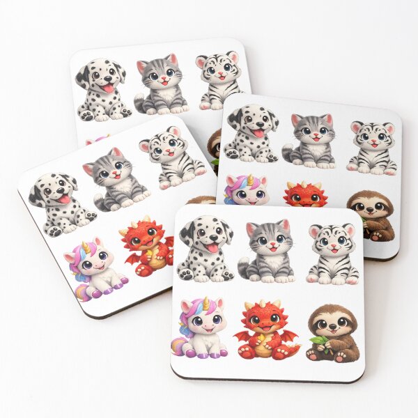 Item preview, Cute Baby Animals Fantasy Character Set designed and sold by P jo.