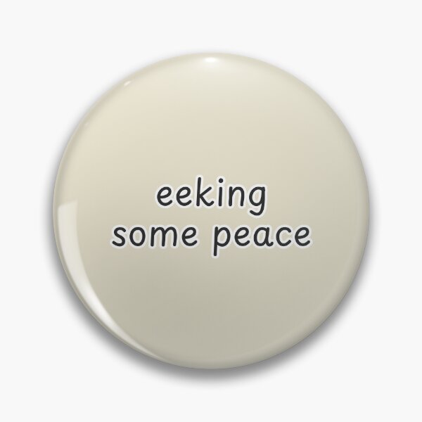 Item preview, Eeking Some Peace Minimalist Funny Halloween Quote designed and sold by suncorner28.