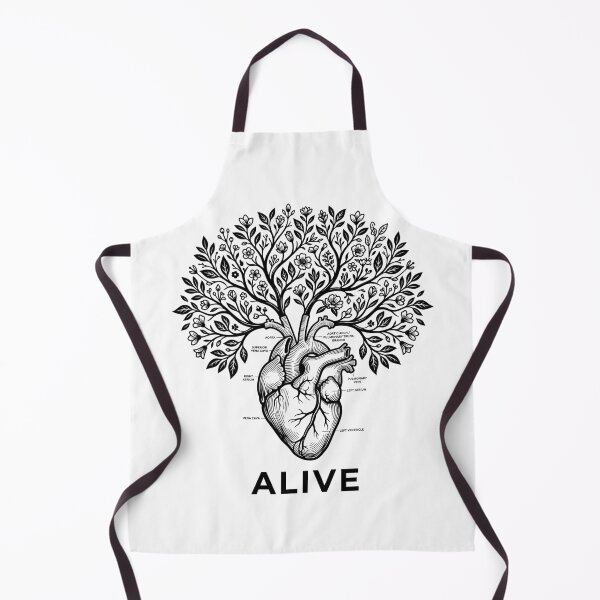 Item preview, Anatomical Heart Blooming Tree Premium Medical Blueprint Sticker designed and sold by Mr-wow.