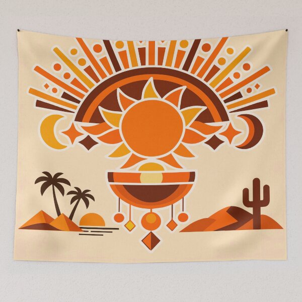 Item preview, Desert Sun Geometry designed and sold by ArtByBoya.