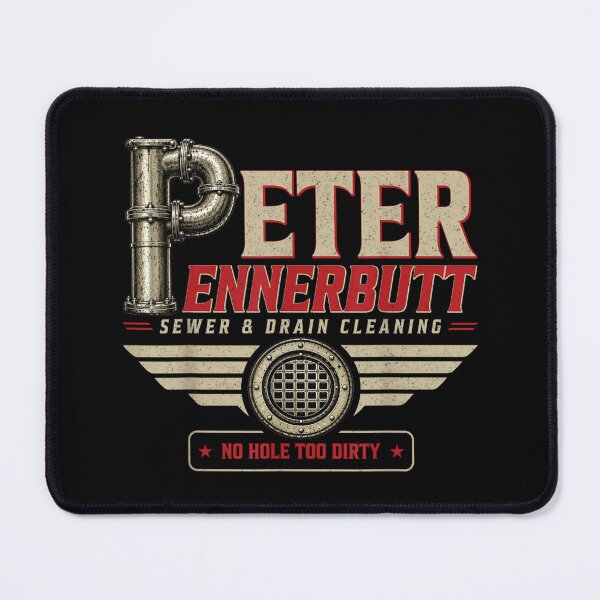 Item preview, Vintage Retro Distressed Peter Ennerbutt Sewer Drain Cleaning No Hole Too Dirty designed and sold by Clyrexor.