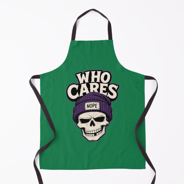 Item preview, Who Cares Skull Beanie designed and sold by olosra.