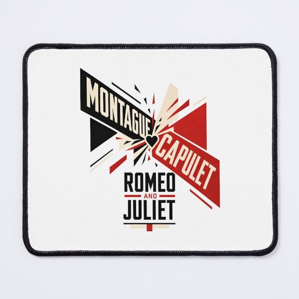 Item preview, Romeo and Juliet Montague Capulet Geometric Abstract Poster designed and sold by Fenay Designs.