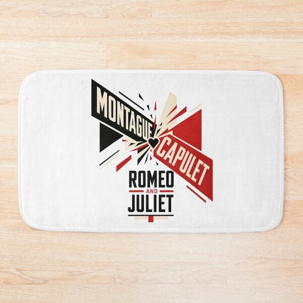 Item preview, Romeo and Juliet Montague Capulet Geometric Abstract Poster designed and sold by Fenay Designs.
