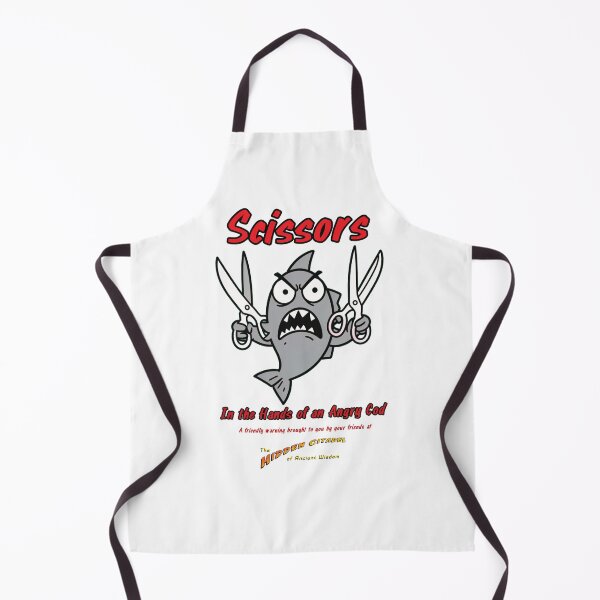 Item preview, Scissors in the hands of an Angry Cod! designed and sold by HiddenCitadel.