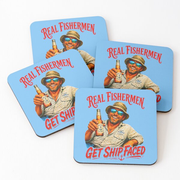 Item preview, REAL FISHERMEN GET SHIP FACED 5 designed and sold by DigitalandPhoto.