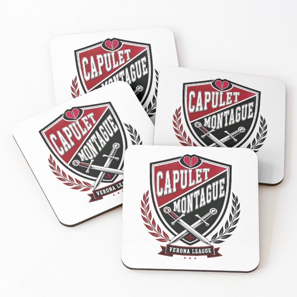 Item preview, Romeo and Juliet Capulet Montague Verona League Crest Badge designed and sold by Fenay Designs.