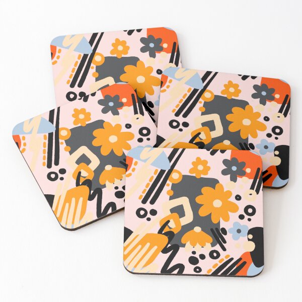Item preview, Colour Carnival Retro Pattern Collection | Maximalist Geometric Floral and Character Designs designed and sold by VirtuallyCreativ .
