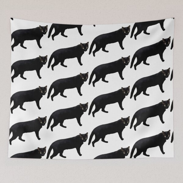 Item preview, beautiful sleek black cat designed and sold by pipikijung.
