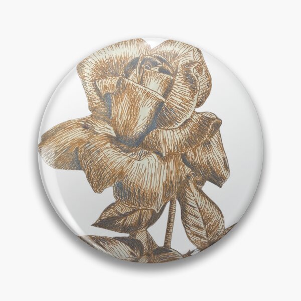 Item preview, Gold Rose Drawing designed and sold by LMT-art.