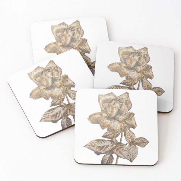 Item preview, Gold Rose Drawing designed and sold by LMT-art.