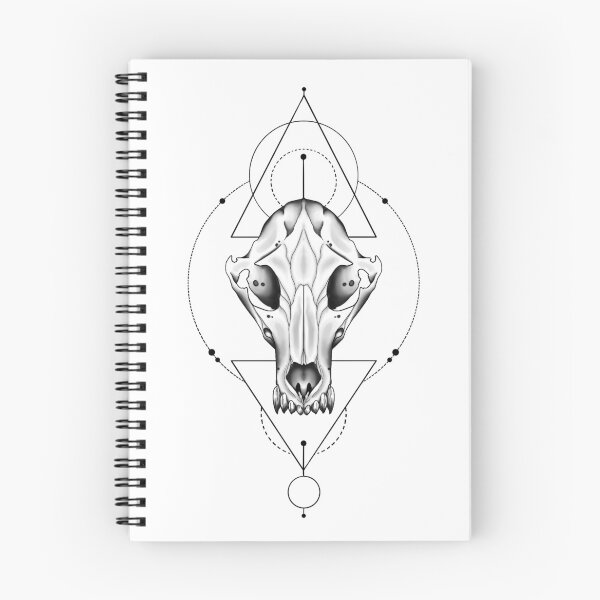 Item preview, Geometric Fox Skull Sacred Geometry Occult Art designed and sold by Salty Psyche.