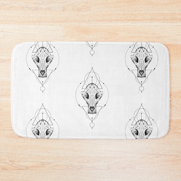 Item preview, Geometric Fox Skull Sacred Geometry Occult Art designed and sold by Salty Psyche.