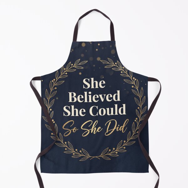 Item preview, She Believed She Could So She Did — Motivational Quote Women Empowerment designed and sold by krishna-artdesigns.