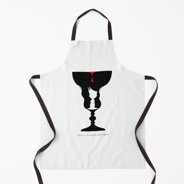 Item preview, Romeo and Juliet These Violent Delights Optical Illusion Goblet Art designed and sold by Fenay Designs.