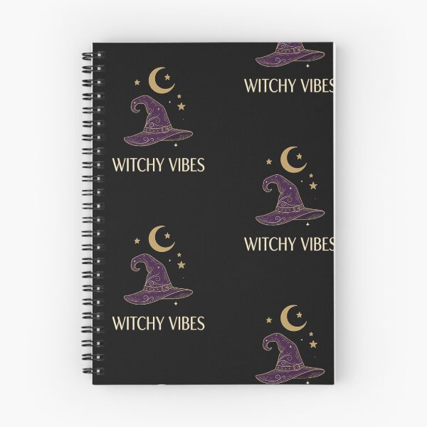 Item preview, Witchy Vibes Purple Witch Hat Gold Crescent Moon Stars Mystical Halloween Design designed and sold by ASfindsStore.