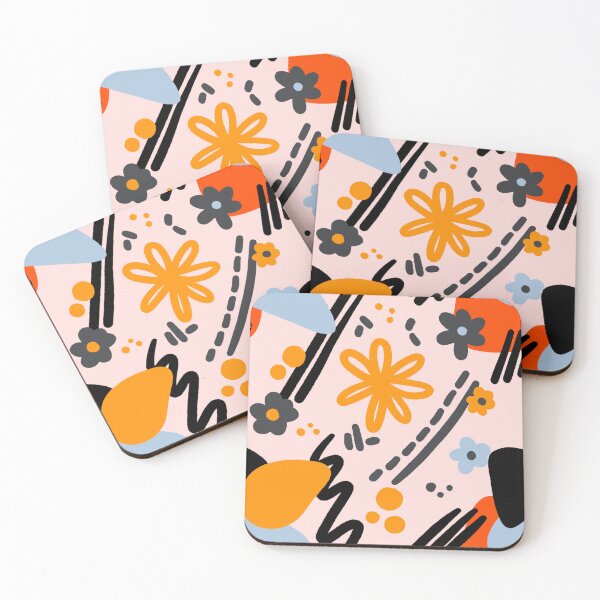 Item preview, Colour Carnival Retro Pattern Collection | Maximalist Geometric Floral and Character Designs designed and sold by VirtuallyCreativ .