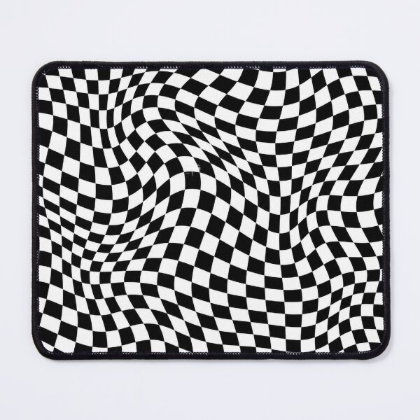 Item preview, Warped Black and White Checkerboard designed and sold by Owcomm.