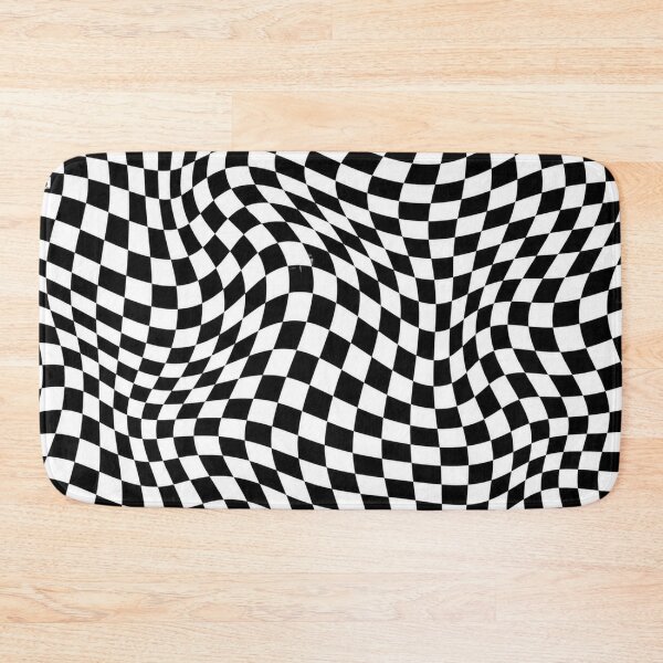Item preview, Warped Black and White Checkerboard designed and sold by Owcomm.