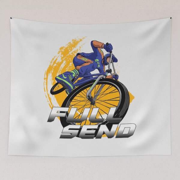 Item preview, Wide Angle BMX Full Send Rider Graphic | Extreme Street Freestyle Perspective Art designed and sold by JWSmile.