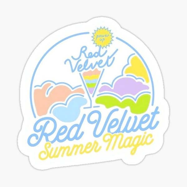 Red Velvet Logo Stickers Redbubble