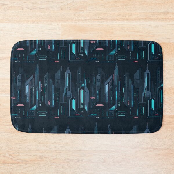 Item preview, Futuristic Neon Metropolis Skyline designed and sold by Owcomm.