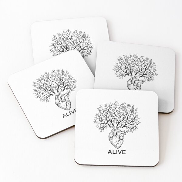 Item preview, Tech Botanical Heart Medical Patent High Contrast Vinyl Decal designed and sold by Mr-wow.