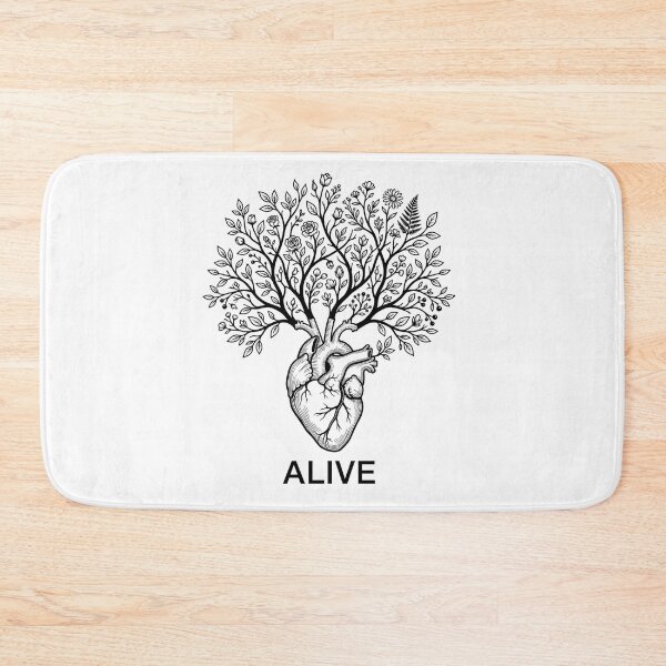 Item preview, Tech Botanical Heart Medical Patent High Contrast Vinyl Decal designed and sold by Mr-wow.