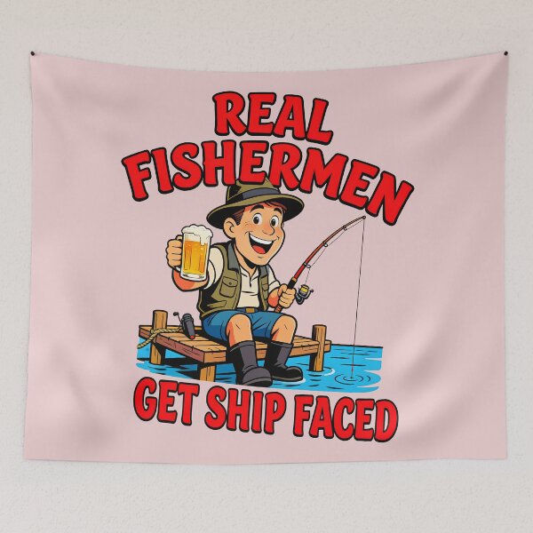 Item preview, REAL FISHERMEN GET SHIP FACED 8 designed and sold by DigitalandPhoto.