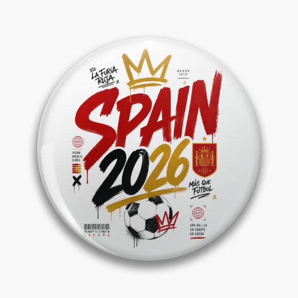 Item preview, Spain 2026 Football World Cup Glory | La Roja Fan Supporter Shirt designed and sold by rushaib.