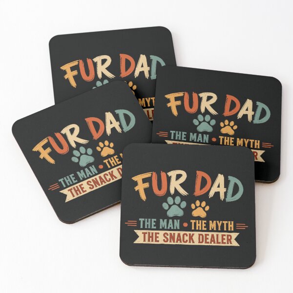 Item preview, Vintage Fur Dad The Man The Myth The Snack Dealer Dog Cat Lover designed and sold by Plonkylar.