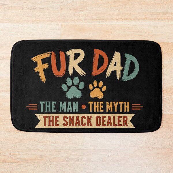 Item preview, Vintage Fur Dad The Man The Myth The Snack Dealer Dog Cat Lover designed and sold by Plonkylar.