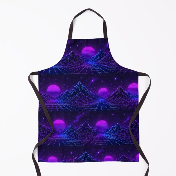 Item preview, Neon Horizon Synthwave Landscape designed and sold by Owcomm.