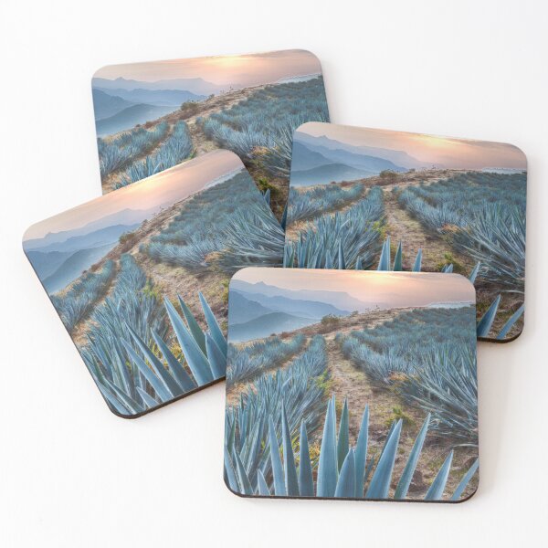 Item preview, Blue Agave Field At Golden Sunrise designed and sold by fact-stick.