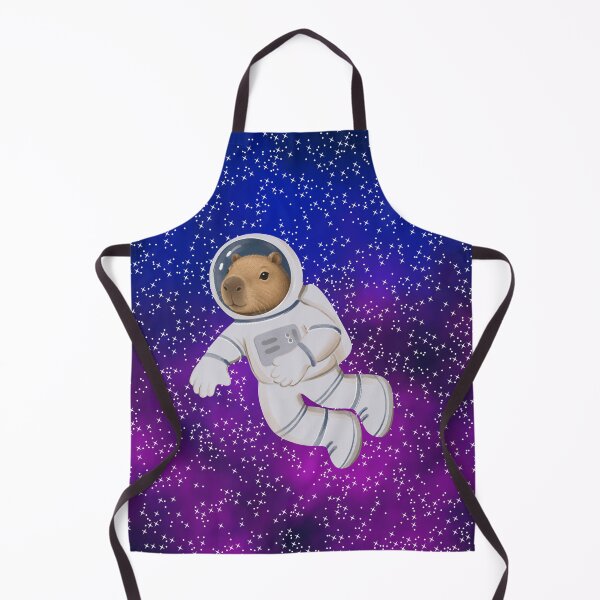 Item preview, Capybara Astronaut Floating in Space – Cute Cosmic Explorer designed and sold by EVESTUDIOART.