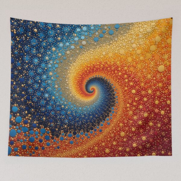 Item preview, Aboriginal Inspired Dot Art - Hot and Cold Whirlwind designed and sold by GrinGalore.