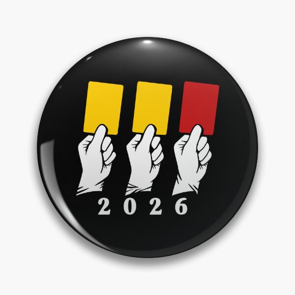 Item preview, Funny World Cup 2026 Soccer Yellow Card Red Card Illustration designed and sold by BootsBoots.