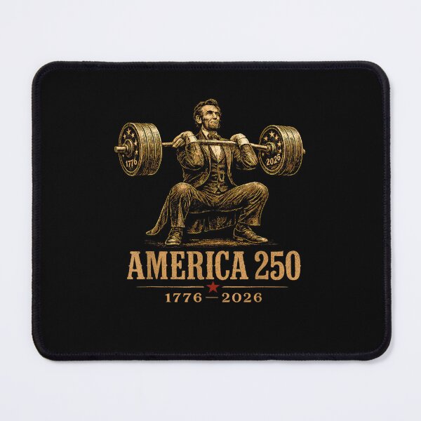 Item preview, Abraham Lincoln America 250 Patriotic Weightlifting 1776 2026 designed and sold by issan-exe.
