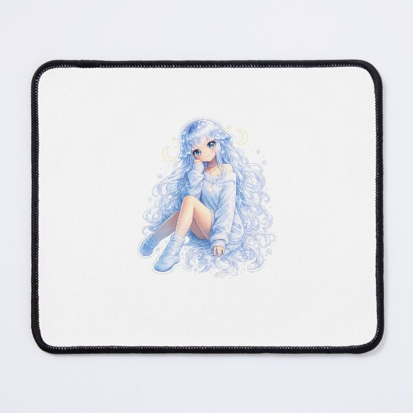 Item preview, Moon Jellyfish Girl Sticker designed and sold by blossomfun.