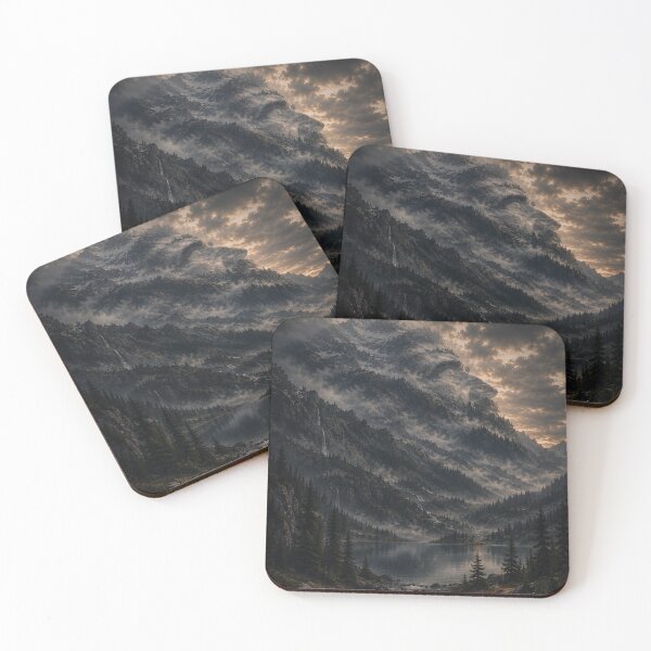 Item preview, Hidden Man in the Mountain | Optical Illusion Landscape Art Print designed and sold by Esterlane.