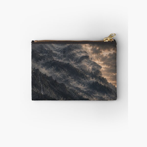 Item preview, Hidden Man in the Mountain | Optical Illusion Landscape Art Print designed and sold by Esterlane.