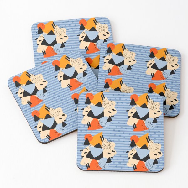 Item preview, Colour Carnival Retro Pattern Collection | Maximalist Geometric Floral and Character Designs designed and sold by VirtuallyCreativ .