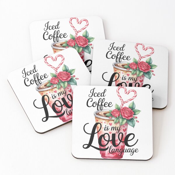 Artikelvorschau, Eiskaffee ist meine Liebessprache entworfen und verkauft von jkrphoto.