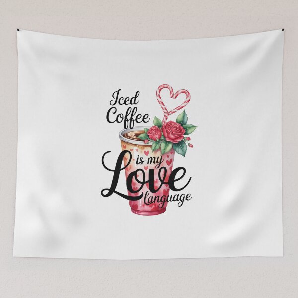 Item preview,  iced coffee is my love language  designed and sold by jkrphoto.