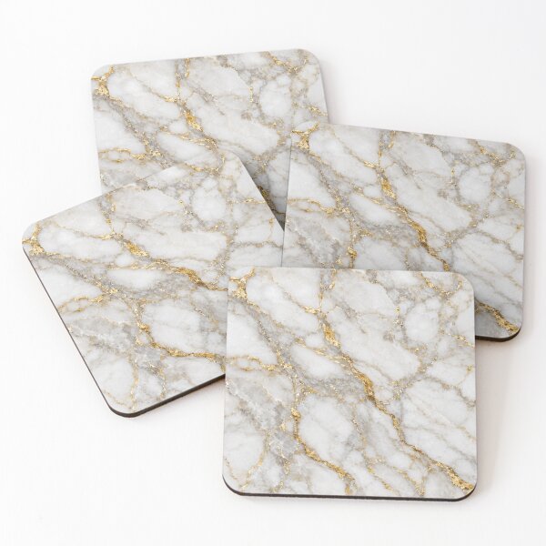 Item preview, White Marble with Gold Veins designed and sold by Owcomm.