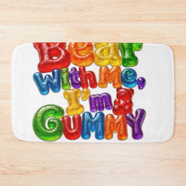 Item preview, Sticker - Decal - T-shirt: Bear With Me – Gummy Candy Pun Design designed and sold by ForeverPrintsOK.