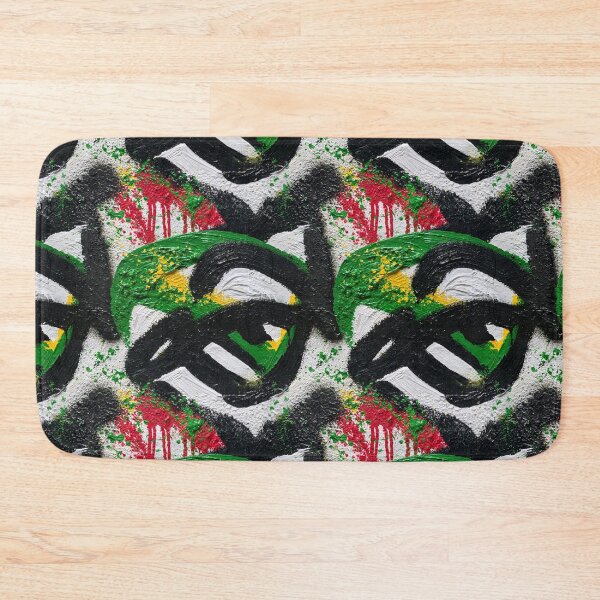 Item preview, Heavy Impasto Black And White Graffiti With Color Splatter designed and sold by igraphixart.