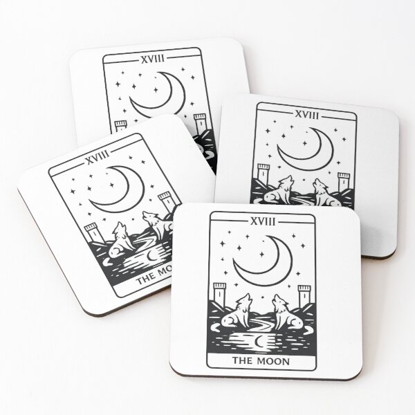 Item preview, The moon card for a witch designed and sold by fadeinkstudio.