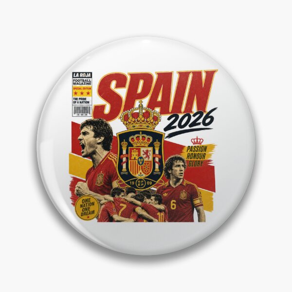 Item preview, Spain 2026 Football World Cup Glory | La Roja Fan Supporter Shirt designed and sold by rushaib.